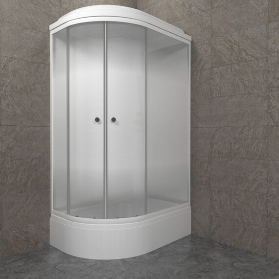 Душевая кабина Тритон Коралл 120x80 см R Щ0000068948, белый/матовое фото 6