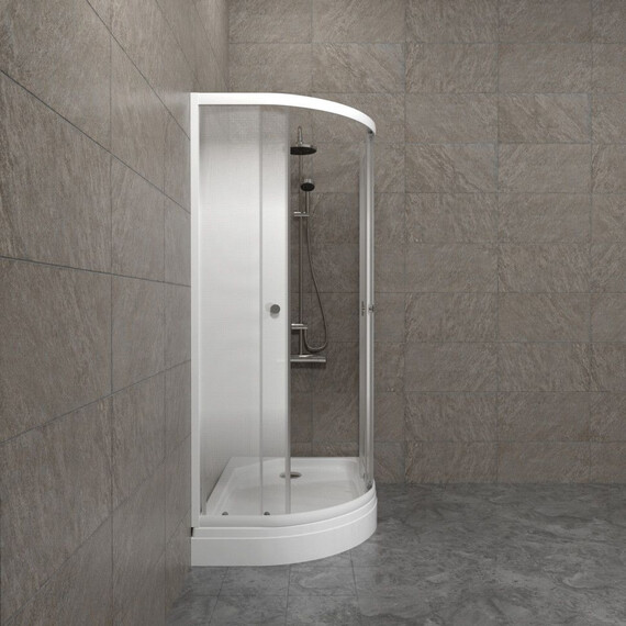 Душевое ограждение Triton Коралл 120x80 см R Щ0000068950, белый/узор фото 6