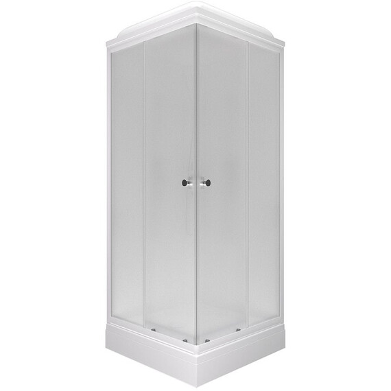 Душевая кабина Тритон Вельвет 80x80 см Щ0000071050, белый/матовое фото 2