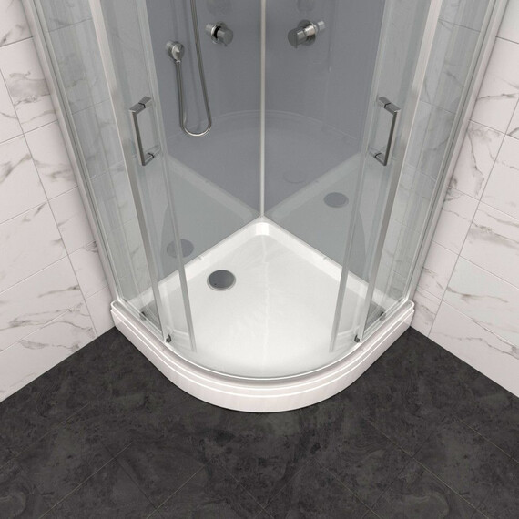 Душевая кабина Тритон Прайм 90x90 см Щ0000071581, сатин/прозрачное фото 6