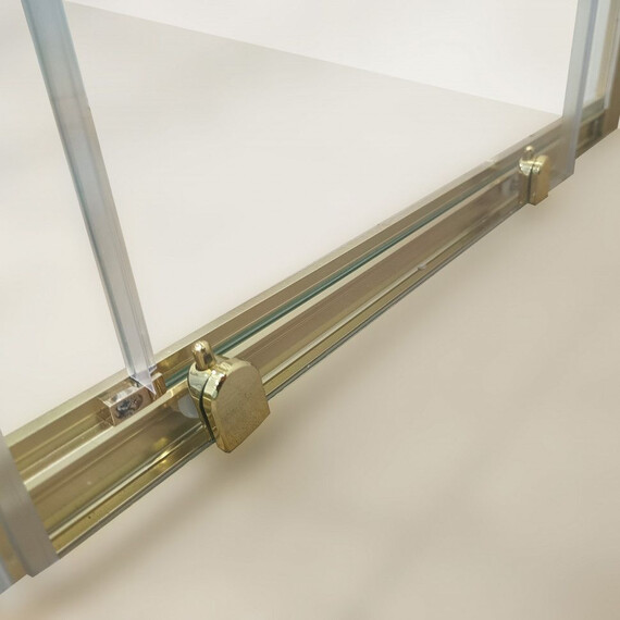 Душевое ограждение Triton Вента 120x80 см Щ0000073919, золото/прозрачное фото 5