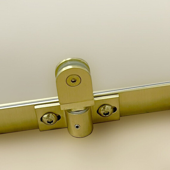 Душевое ограждение Triton Терра 90x90 см Щ0000073931, золото/прозрачное фото 8