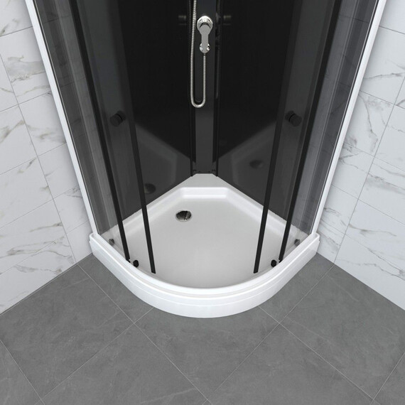 Душевая кабина Тритон Нова 88x88 см Щ0000076115, белый/прозрачное фото 4