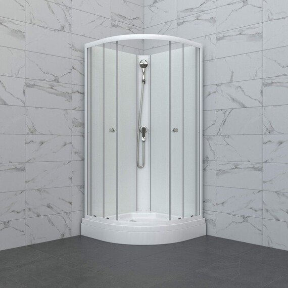 Душевая кабина Тритон Экстра 88x88 см Щ0000076116, белый/прозрачное фото 3