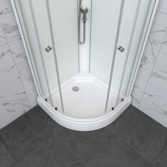 Душевая кабина Тритон Экстра 88x88 см Щ0000076116, белый/прозрачное фото 4