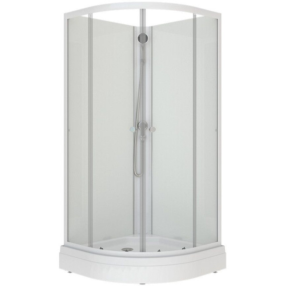 Душевая кабина Тритон Экстра 88x88 см Щ0000076116, белый/прозрачное фото 2