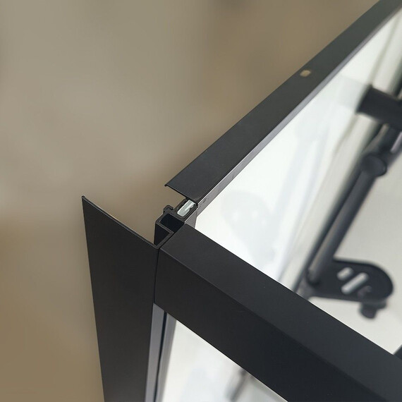 Душевая кабина Тритон Прайм 90x90 см Щ0000076117, чёрный/матовое фото 12