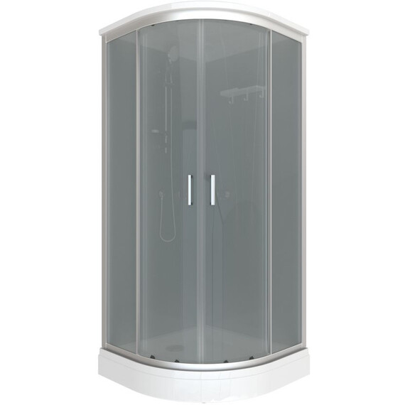Душевая кабина Тритон Прайм 90x90 см Щ0000076118, сатин/матовое фото 