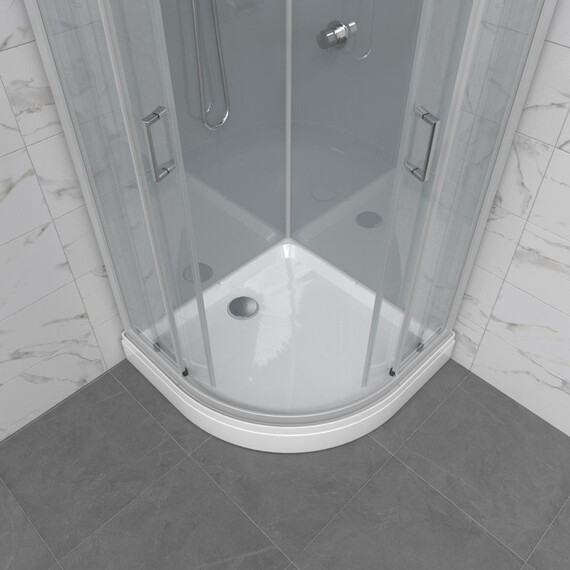 Душевая кабина Тритон Прайм 90x90 см Щ0000077367, сатин/прозрачное фото 6