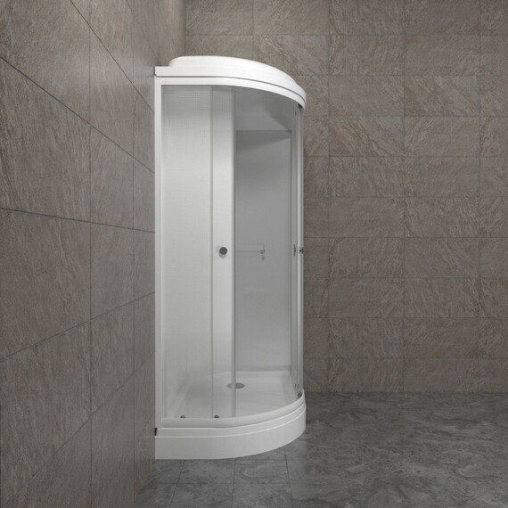 Душевая кабина Тритон Коралл 120x80 см R Щ0000068946, белый/матовое фото 5