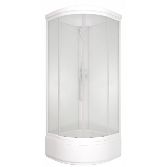 Душевая кабина Тритон Ультра 80x80 см Щ0000072615, белый/матовое фото 