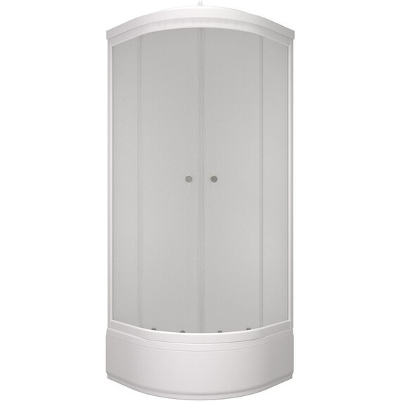 Душевая кабина Тритон Вельвет 80x80 см Щ0000064623, белый/матовое фото 2