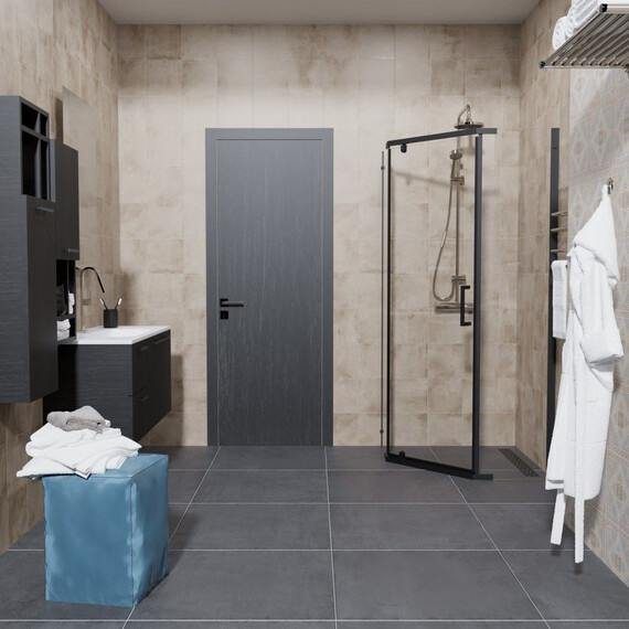 Душевое ограждение Triton Дека 100x100 см Щ0000062934, чёрный/прозрачное фото 4