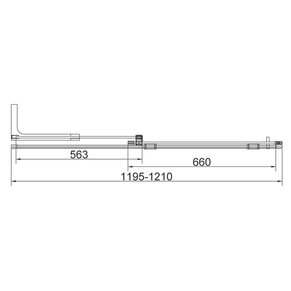 Душевая дверь Vincea Walk-In 120 см VDS-4WSL120CLG-L (стекло 8 мм) брашированное золото/прозрачное фото 6