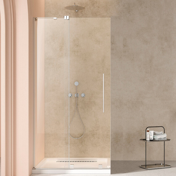 Душевая перегородка Vincea Walk-In 120 см VSW-4WSL120CL-L (стекло 8 мм) хром/прозрачное фото 