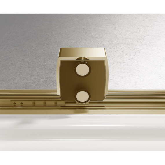 Душевая перегородка Vincea Walk-In 120 см VSW-4WSL120CLG-L (стекло 8 мм) брашированное золото/прозрачное фото 5