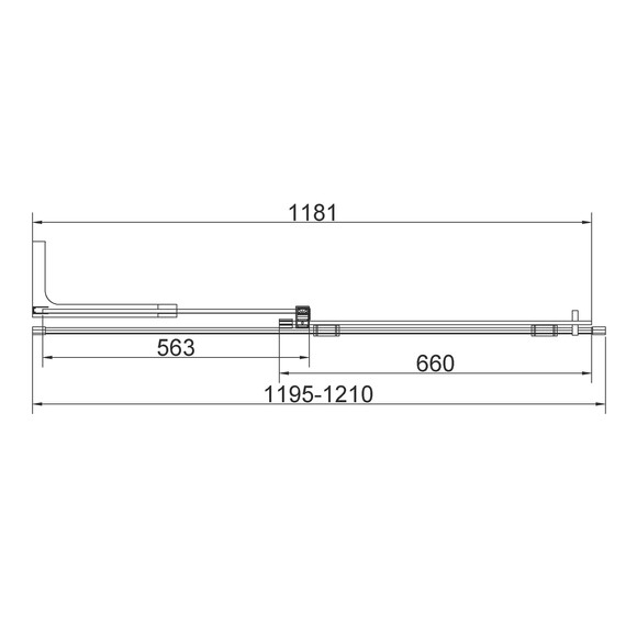 Душевая перегородка Vincea Walk-In 120 см VSW-4WSL120CLGM-L (стекло 8 мм) вороненая сталь/прозрачное фото 7