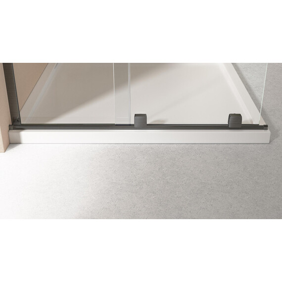 Душевая перегородка Vincea Walk-In 120 см VSW-4WSL120CLGM-L (стекло 8 мм) вороненая сталь/прозрачное фото 4