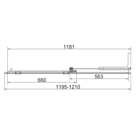 Душевая перегородка Vincea Walk-In 120 см VSW-4WSL120CLGM-R (стекло 8 мм) вороненая сталь/прозрачное фото 7
