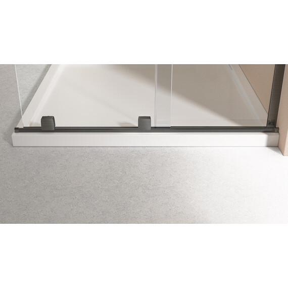 Душевая перегородка Vincea Walk-In 120 см VSW-4WSL120CLGM-R (стекло 8 мм) вороненая сталь/прозрачное фото 4