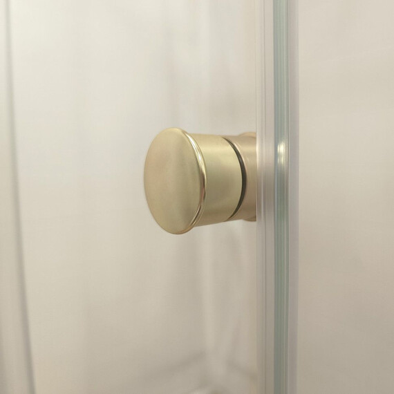 Душевое ограждение Triton Альфа 90x90 см Щ0000073922, золото/прозрачное фото 6