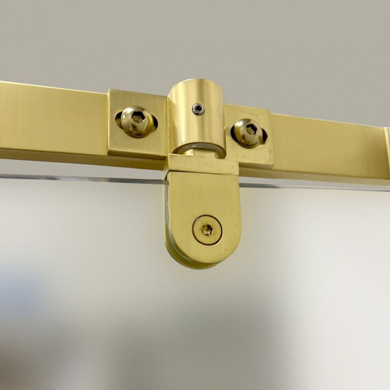 Душевое ограждение Triton Терра 120x90 см Щ0000073934, золото/прозрачное фото 8