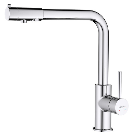 Смеситель для кухни Aquatek Европа AQ1386CR, Цвет производителя: хром фото 