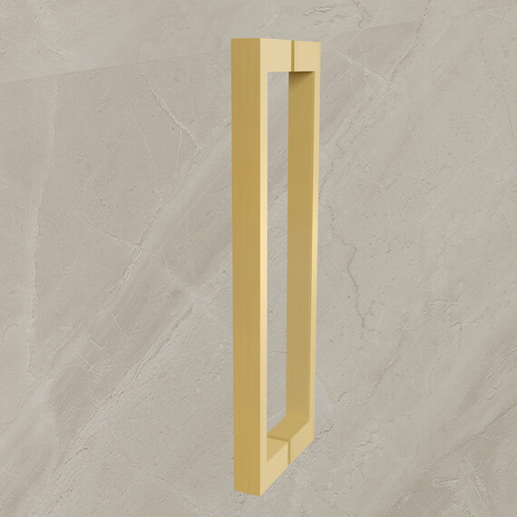 Душевое ограждение Vincea Extenza 110-120x90 см VSR-4EX111290CLG (стекло 8 мм) брашированное золото/прозрачное фото 3