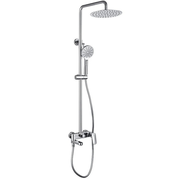 Душевая стойка Aquatek Вега AQ2040CR, Цвет производителя: хром фото 