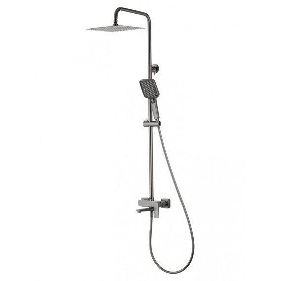 Душевая стойка Wonzon & Woghand Forza WW-739031-BGM, тёмный графит фото 