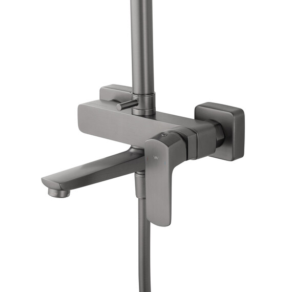 Душевая стойка Wonzon & Woghand Forza WW-739031-BGM, тёмный графит фото 4