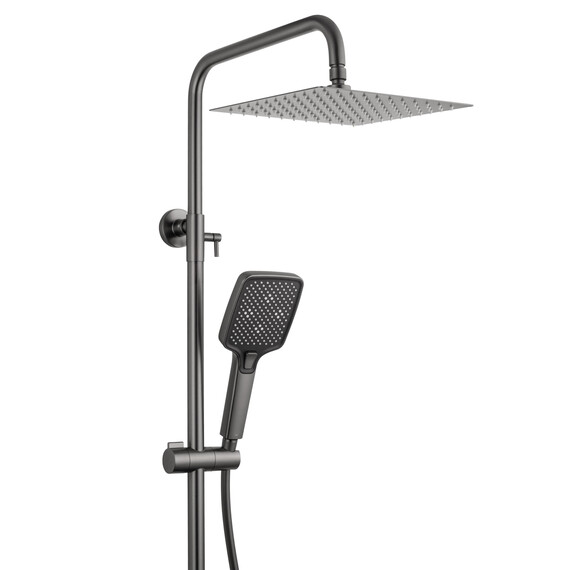 Душевая стойка Wonzon & Woghand Forza WW-739031-BGM, тёмный графит фото 2