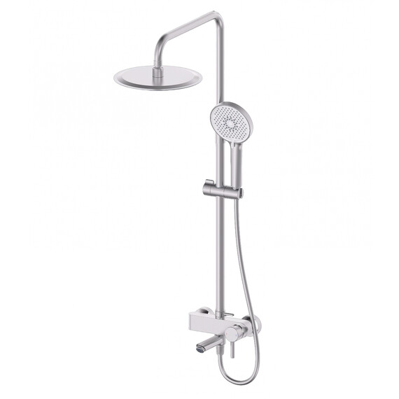 Душевая стойка Wonzon & Woghand Solo WW-739032-BN, брашированный никель фото 