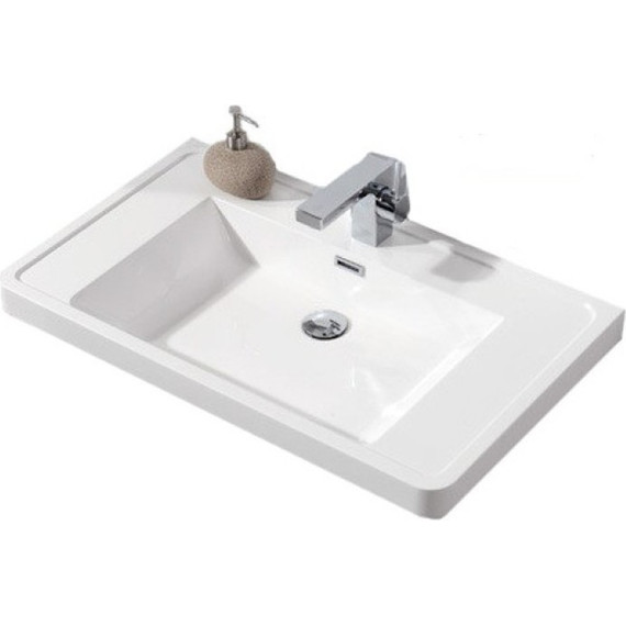 Тумба подвесная с раковиной BelBagno ENERGIA-N-900-2C-SO-BL 90 см, белый фото 3