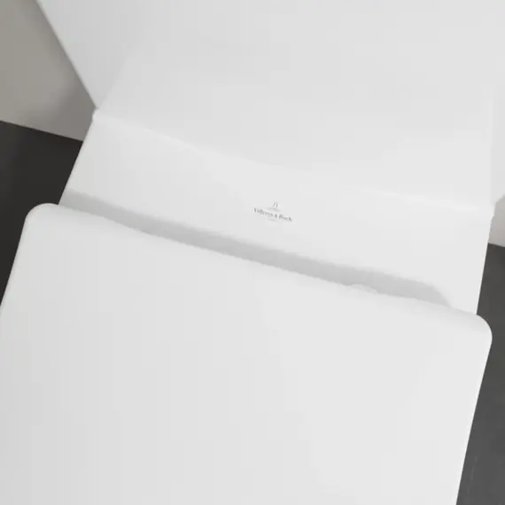 Унитаз-компакт безободковый Villeroy&Boch Venticello 4612R001 с быстросъемным сиденьем микролифт фото 10