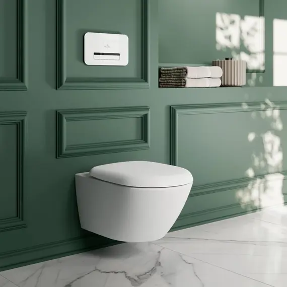 Унитаз подвесной безободковый Villeroy&Boch Antao 4674T0RW с крышкой микролифт (CeramicPlus) фото 13