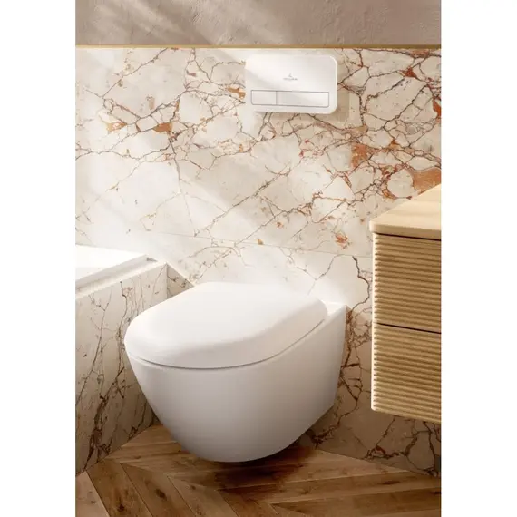 Унитаз подвесной безободковый Villeroy&Boch Antao 4674T0RW с крышкой микролифт (CeramicPlus) фото 15