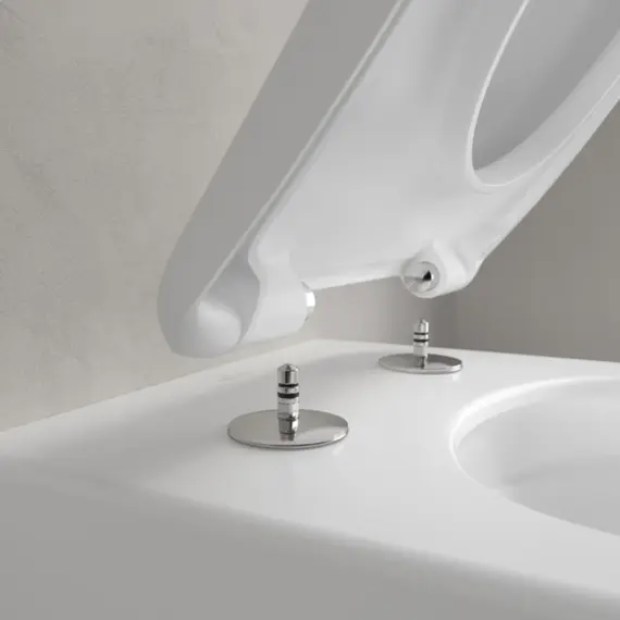 Унитаз подвесной безободковый Villeroy&Boch Antao 4674T0RW с крышкой микролифт (CeramicPlus) фото 5