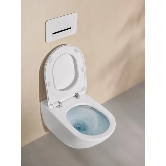 Унитаз подвесной безободковый Villeroy&Boch Antao 4674T0RW с крышкой микролифт (CeramicPlus) фото 17