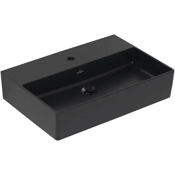 Раковина подвесная Villeroy & Boch Memento 2.0 60 см 4A226LR7 (CeramicPlus) чёрный матовый фото 2