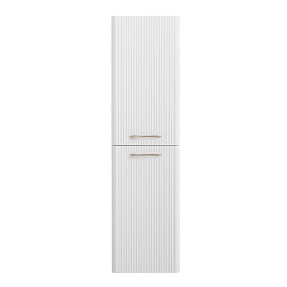 Пенал подвесной BelBagno 40 см DUE-1500-2A-SC-BM-P, белый металлик фото 