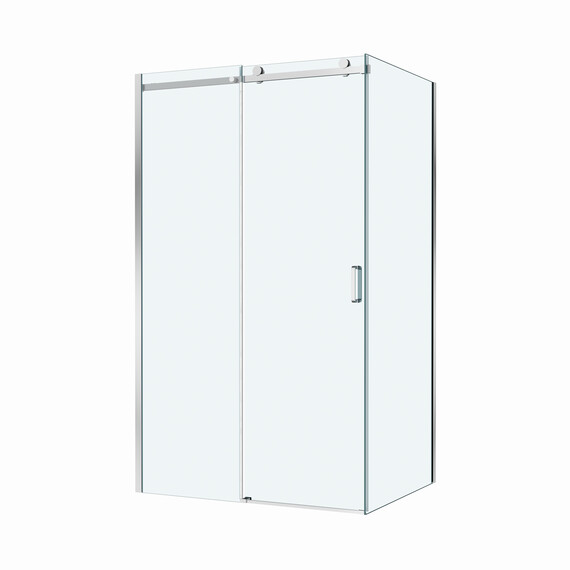 Душевое ограждение BelBagno 120x80 см SOFT_CLOSE-2-AH-1-120/80-C-Cr, хром/прозрачное фото 4