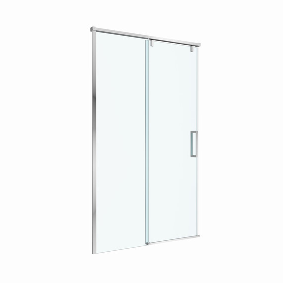 Душевая дверь BelBagno 130 см SOFT_CLOSE-1-BF-1-130-C-Cr, хром/прозрачное фото 4