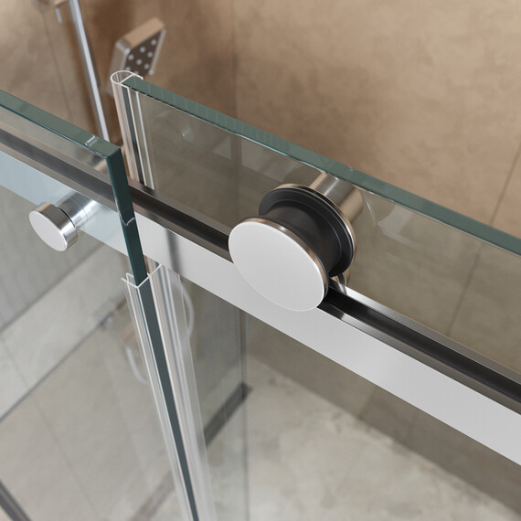 Душевая дверь BelBagno 130 см SOFT_CLOSE-2-BF-1-130-C-Cr, хром/прозрачное фото 6