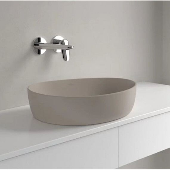 Раковина-чаша Villeroy&Boch Antao 51 см 4A7351AM (CeramicPlus) миндаль матовый фото 3