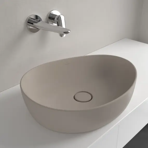 Раковина-чаша Villeroy&Boch Antao 51 см 4A7351AM (CeramicPlus) миндаль матовый фото 4