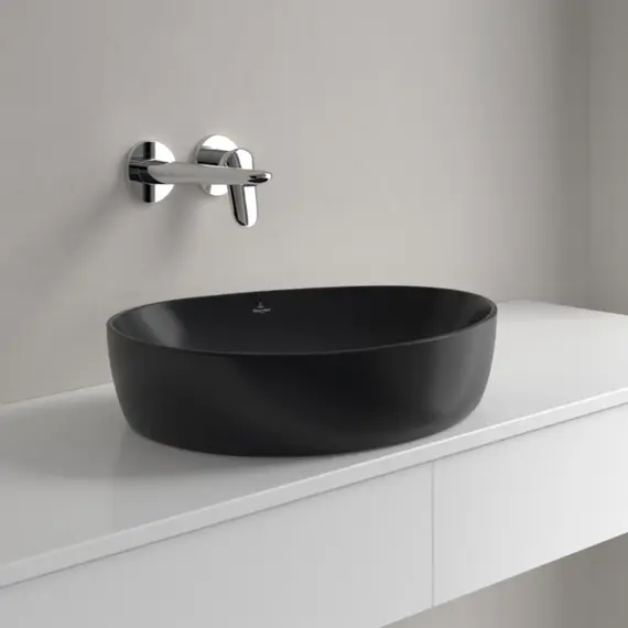 Раковина-чаша Villeroy&Boch Antao 51 см 4A7351R7 (CeramicPlus) чёрный матовый фото 4
