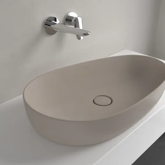 Раковина-чаша Villeroy&Boch Antao 65 см 4A7465AM (CeramicPlus) миндаль матовый фото 3