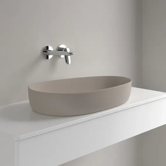 Раковина-чаша Villeroy&Boch Antao 65 см 4A7465AM (CeramicPlus) миндаль матовый фото 5