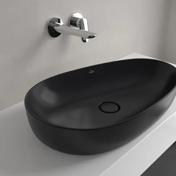 Раковина-чаша Villeroy&Boch Antao 65 см 4A7465R7 (CeramicPlus) чёрный матовый фото 5